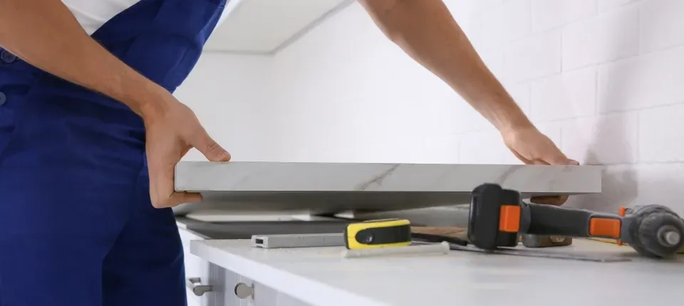 countertop install